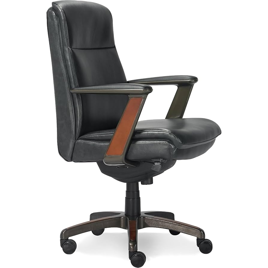 LANTHY ショートジョン ブラックエディション La-Z-Boy Hyland Ergonomic Bonded Leather Swivel Executive